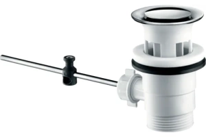 Смеситель для раковины Hansgrohe Vernis Blend с донным клапаном хром - 2