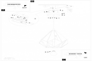 Подвесной светильник Eglo Carlton 1 49997 - 2