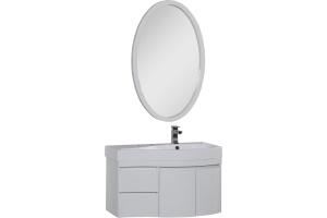 Мебель для ванной Aquanet Сопрано 95 белая R