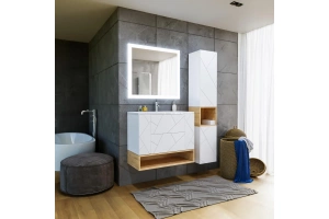 Ниша для тумбы Бриклаер Кристалл 70 дуб бунратти (4627125415890) - 3