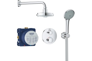 Душевой комплект Grohe Grohtherm 34735000 С ВНУТРЕННЕЙ ЧАСТЬЮ, с термостатом