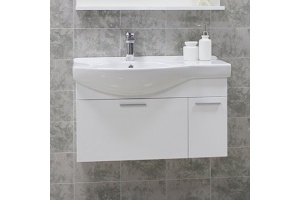 Комплект мебели Aquaton Инди 80 белый - 2