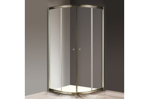 Душевой уголок Cezares Giubileo-R2-90 прозрачное стекло, бронза