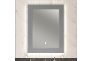 Зеркало Opadiris Луиджи 70 серое - 2