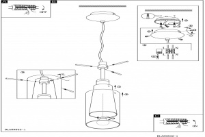 Подвесной светильник Eglo ПРОМО Pinto 89832 - 2