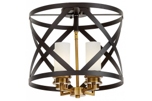 Люстра на штанге LUMINA DECO Astila LDP 1242-4 BK+MD