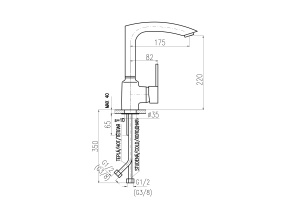 Смеситель для кухонной мойки Rav Slezak Zambezi хром (ZA007.5/7) - 2