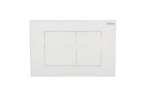 Кнопка смыва Black&White Universell белая глянцевая