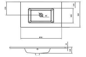 Раковина-столешница Armadi Art Monaco 80 серебро - 2