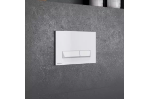 Кнопка смыва Excellent Aurro белая - 2