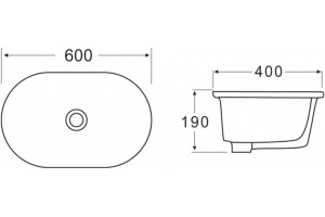 Раковина BelBagno BB1004 - 2