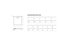 Поддон для душа EXCELLENT Lavano 100x100 серый - 3