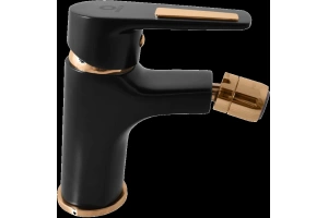 Смеситель для биде Rav Slezak Colorado черный матовый - золото