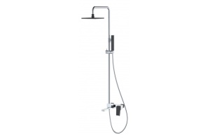 Душевая стойка Boheme Q хром с черным