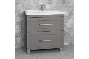 Тумба под раковину напольная Санта Венера 80 серый - 2