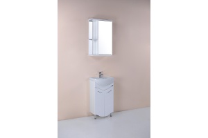 Тумба с раковиной Onika Лайн 45 белый  - 2