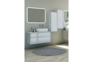 BELLAGIO Шкафчик подвесной совместимый с базой под раковину 54717 Bianco opaco  35x46x48