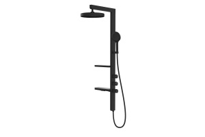 Душевая стойка Vincea Inspire черный матовый