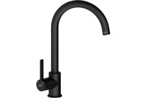 Смеситель для кухни GPD Gildo черный матовый