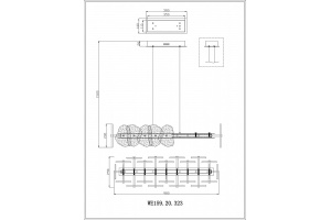 Подвесной светильник Wertmark Nicola WE159.20.323 - 2
