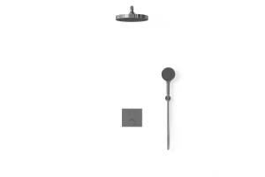 Душевой комплект Vincea Inspire с термостатом темный хром - 2