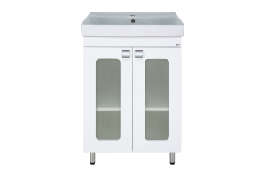 Тумба с раковиной Misty Урал 60 белый