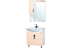 Мебель для ванной Bellezza Лагуна 65 прямая бежевая