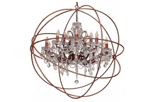 Подвесная люстра Loft it Foucaults Orb Crystal LOFT1897/15