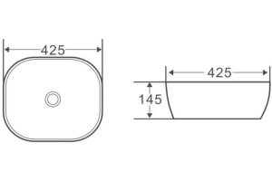 Рукомойник BelBagno BB1301 накладной - 3