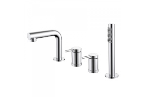 Смеситель на борт ванны ABBER Emotion хром (AF8813)