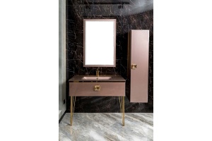 Зеркало с подсветкой Armadi Art Dolce 105х70 розовый - 3