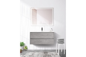 Комплект мебели BelBagno Kraft 90 серый