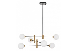 Люстра на штанге MyFar Rita MR1110-6C