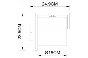 Бра Arte Lamp Aperol A5031AP-1PB - 2