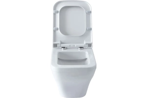 Унитаз подвесной Allen Brau Infinity безободковый с сиденьем микролифт белый - 3
