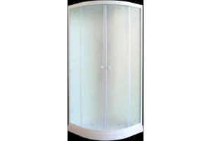 Душевая кабина Parly Classic 90х90 белая стекло матовое