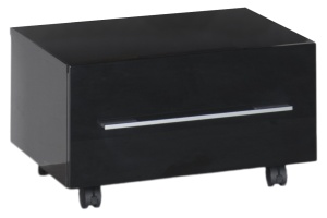 Тумба Aquanet Нота 58 подкатная, черная