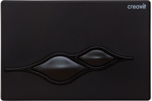 Кнопка смыва Creavit Ufo, черный матовый