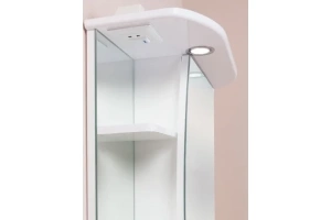 Зеркало-шкаф Onika Луна 55 R с подсветкой, белый (205521) - 2