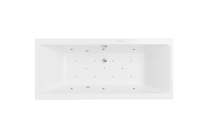 Акриловая ванна Excellent Pryzmat Slim 160x75 белая с гидромассажем