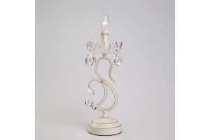 Настольная лампа декоративная Eurosvet Etna 12205/1T белый Strotskis