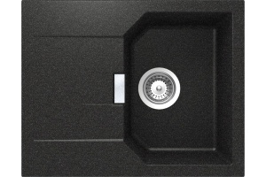 Мойка  Manhattan 40 D Cristalite корз.клапан оникс