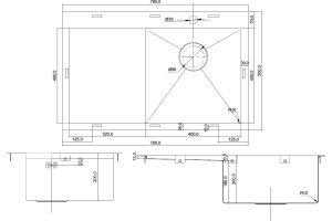 Металлическая мойка Seaman SMV-780 (SMV-780L.A) - 2