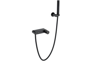 Смеситель для душа Boheme Stick черный матовый