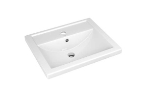 Тумба с раковиной Misty Енисей 50 белая глянцевая - 3