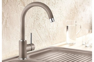 Смеситель для кухонной мойки Blanco Mida серый (524207) - 2