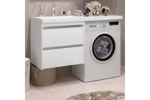 Тумба с раковиной Opadiris Фреш 120 под стиральную машину