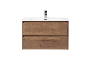 Комплект мебели BelBagno Kraft 80 темное дерево - 2