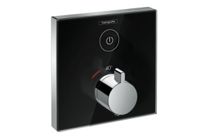 Термостат Hansgrohe ShowerSelect, черный/хром 15737600
