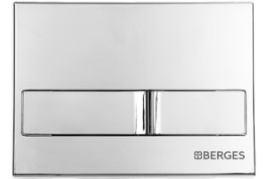 Кнопка смыва Berges Wasserhaus Novum L3 хром, глянец